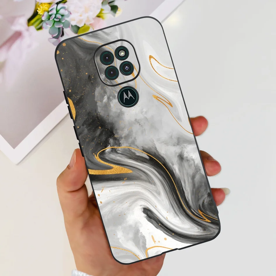 Elegant Flower Soft Silicone Case - Motorola Moto G9 Series