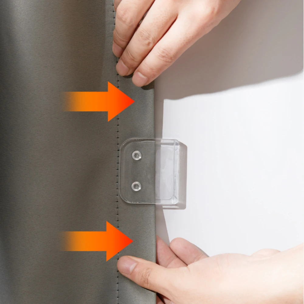2/4PCS non perforated shower curtains, curtain buckles, door curtains, windproof clips, storage buckles, bathroom specific