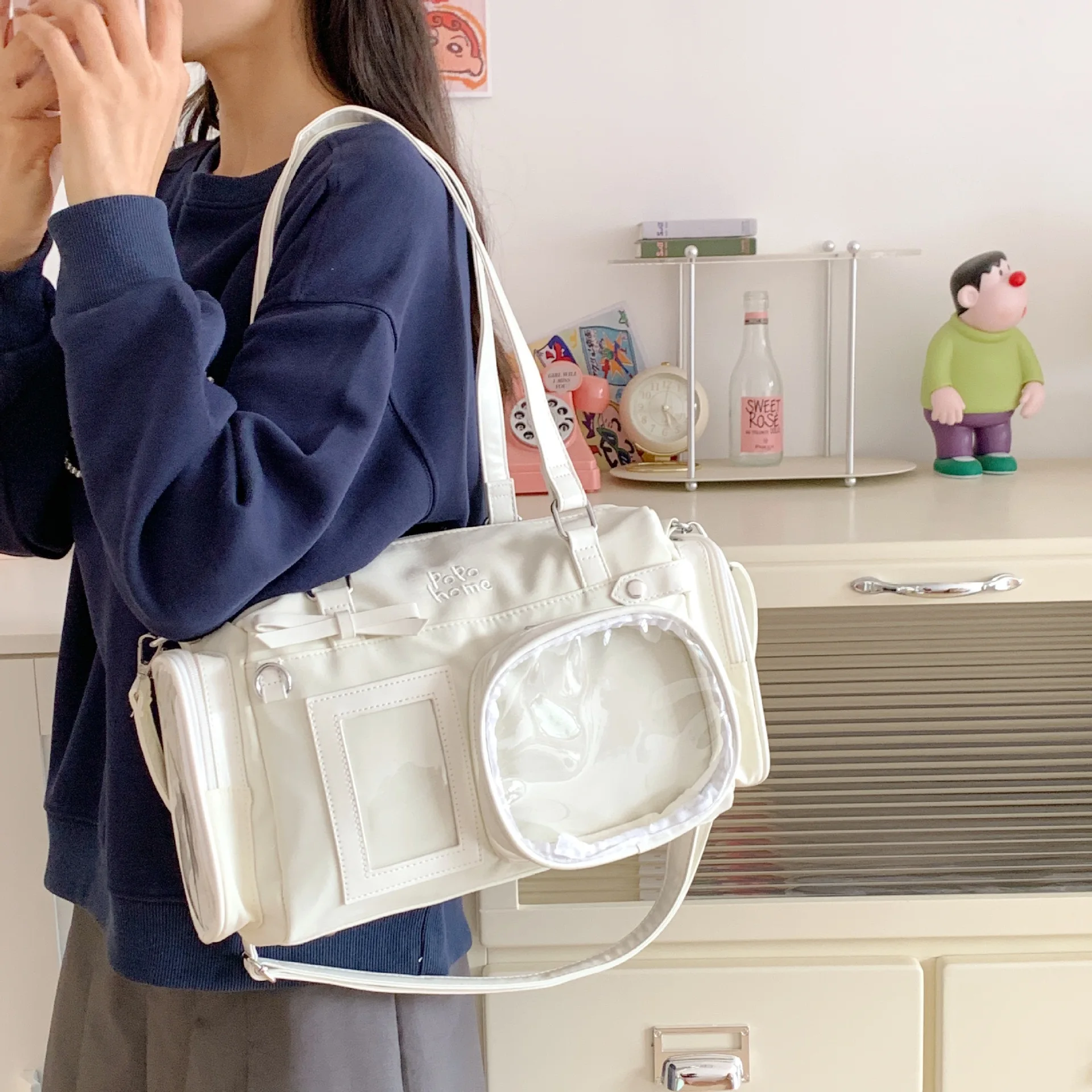 Kawaii Japanese Style Ribbon Tote Shoulder Ita Bag