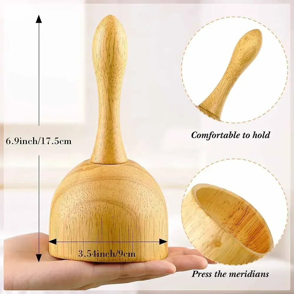 Body Contour Wooden Lymphatic Massager - Cellulite & Maderotherapy Therapy Roller Tool