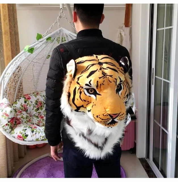 Plush Big Cat Backpack 13