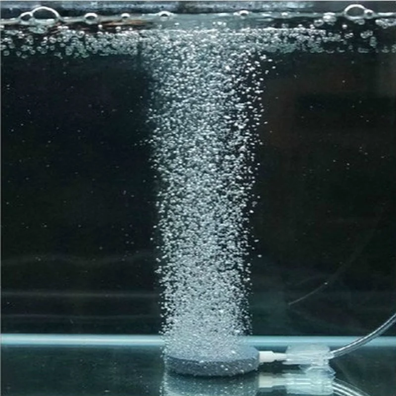 Bubble d'aria Pietra Acquario Aeratore Pompa per stagno Pietra d'aria Disco a bolle Acquario Pompa d'aria Piastra di ossigeno idroponico Accessori per acquari - immagine 4