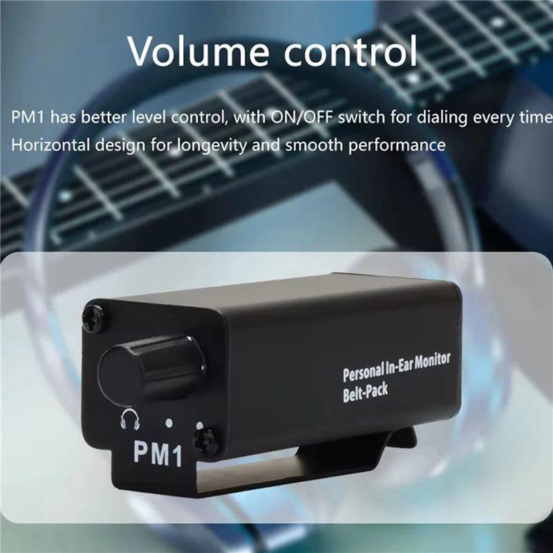 2X 미니 이어폰 앰프 XLR 전문가용 인이어 스테레오 개인용 이어폰 앰프 PM1 HIFI 헤드폰 앰프