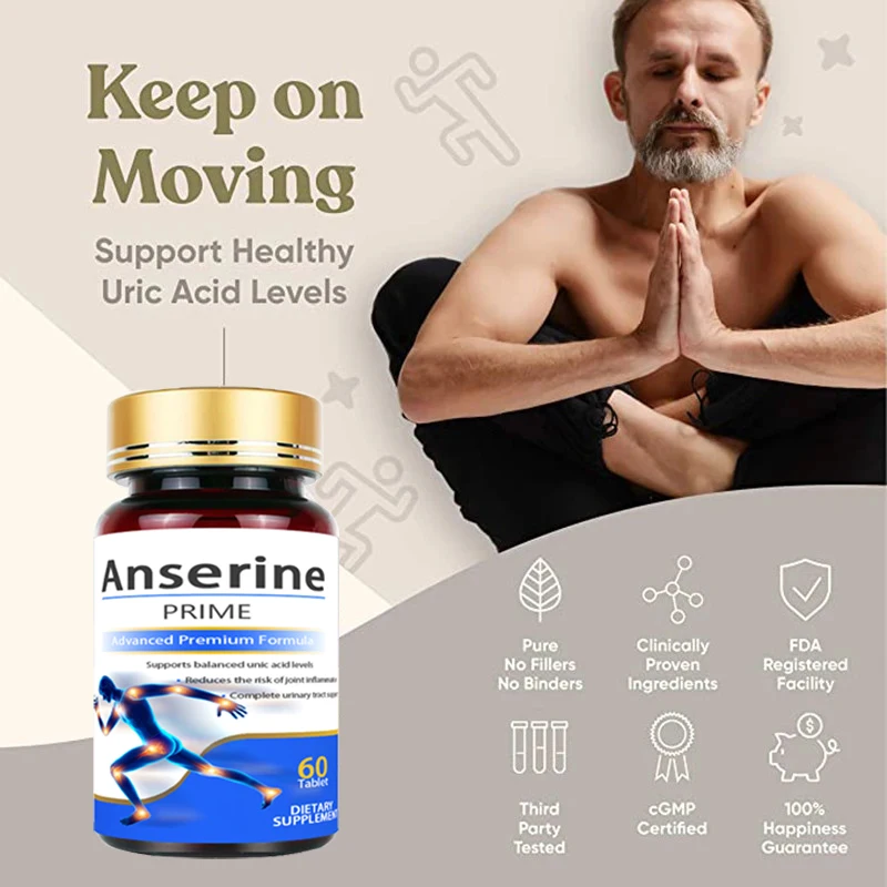 Goose Myopeptide Capsule 90 Veggie for Uric Acid Lower Gout Relief goose myopeptide capsule