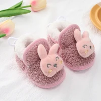 Baby Boys Girls Non Slip Gripper Winter Shoes Newborn Infant Slipper Socks Toddler First Walker Crib Shoes 0-18 Months 4