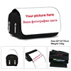 Customize Your Name Image Logo Cosmetic Case Pencil Bag Teenagers School Supplies Kids Clutch Pencil Box Boy Girl Stationery Bag 2
