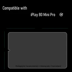 Premium Glass Screen Protector 2 - Pack: 9H Tempered, HD Damage - Proof Guard (2 - 80 Mini Pro)