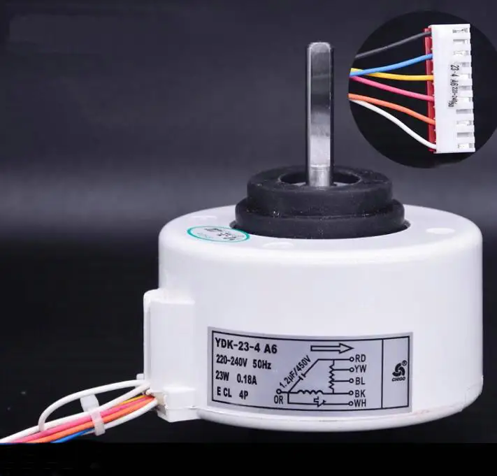 New Chigo Air Conditioning AC Motor Fan YDK-23-4 D6 YDK-23-4 A6 YDK-23-4P3 YDK-30-4 YDK-30-4P2-2