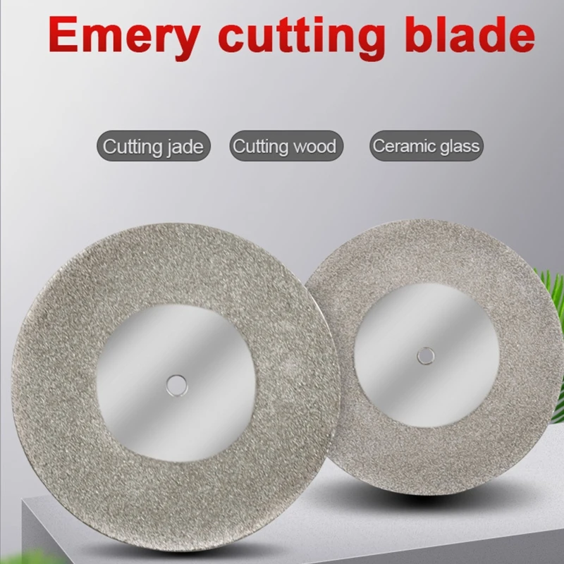 50/60mm Diamond Cutting Disc Grinding Wheel Saw Circular with 3mm Shank Drill Bit Rotary Tool For Angle Grinder Diamond SawBlade