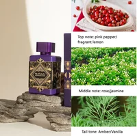 Parfums arabes pour hommes et femmes, 100 ml, parfum musqué, vaporisateur de parfum, phéromone pour flirter, longue tenue, floral, attirant, cadeau de la Saint-Valentin 3
