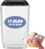 Portable Washing Machine, 17.8Lbs Capacity Full-Automatic Portable Washer, 2.4Cu.ft Washer and Dryer Combo with Drain Pump, 10 P 1