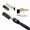 Hair Iron Straightener LCD Hot Comb Wet And Dry Use Heating Comb Electric Environmentally Friendly Titanium Alloy Curler Iron 4