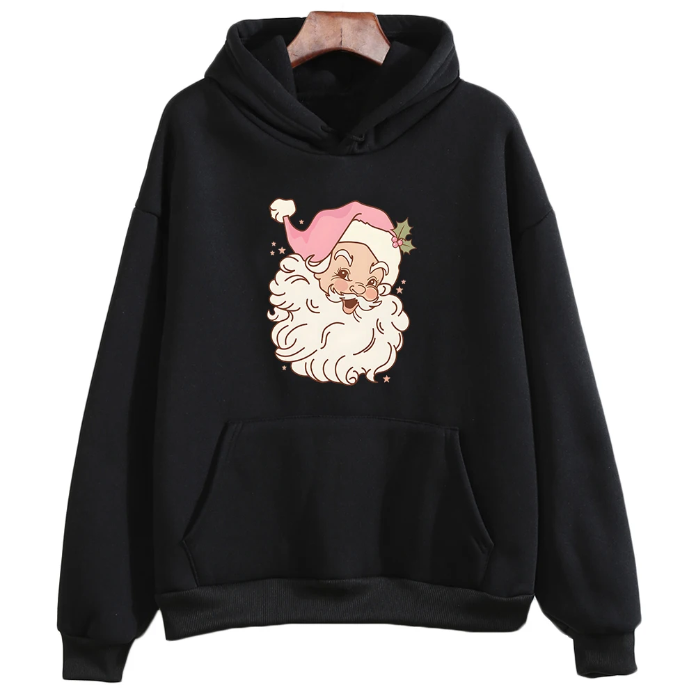Nueva Navidad Con Capucha Para Hombres 3d Estampado De Papá Noel