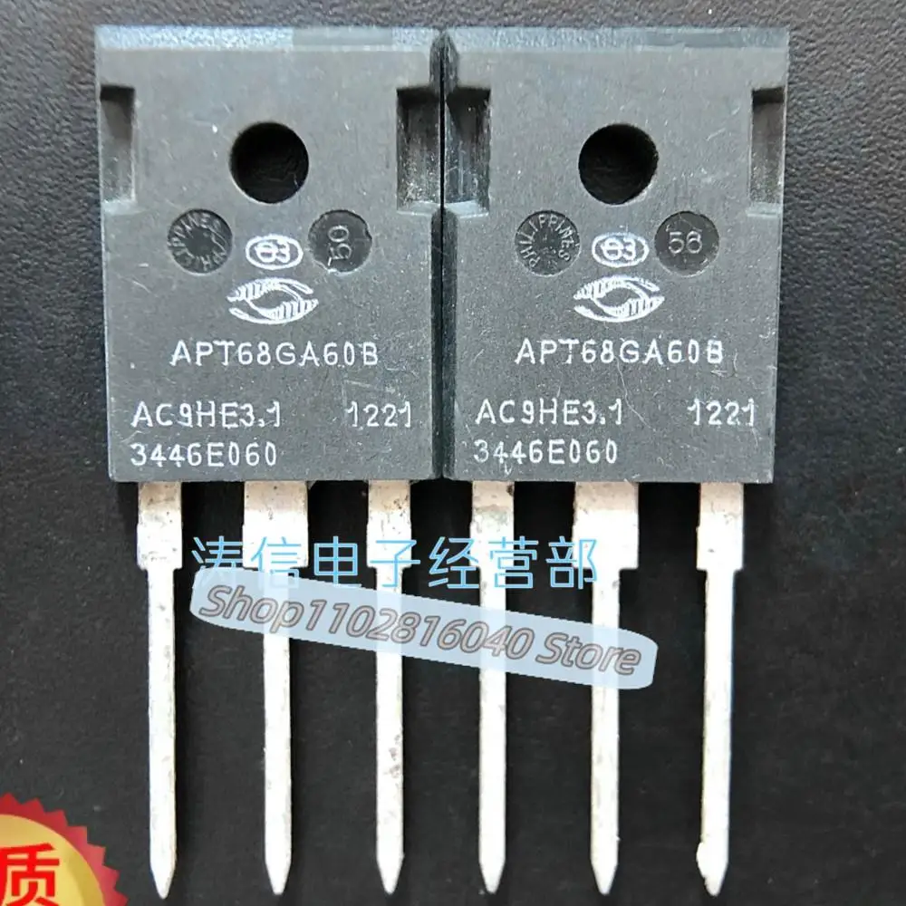 

10 шт./лот APT68GA60B TO-247 IGBT TO-247 600V 121A импортное Оригинальное лучшее качество