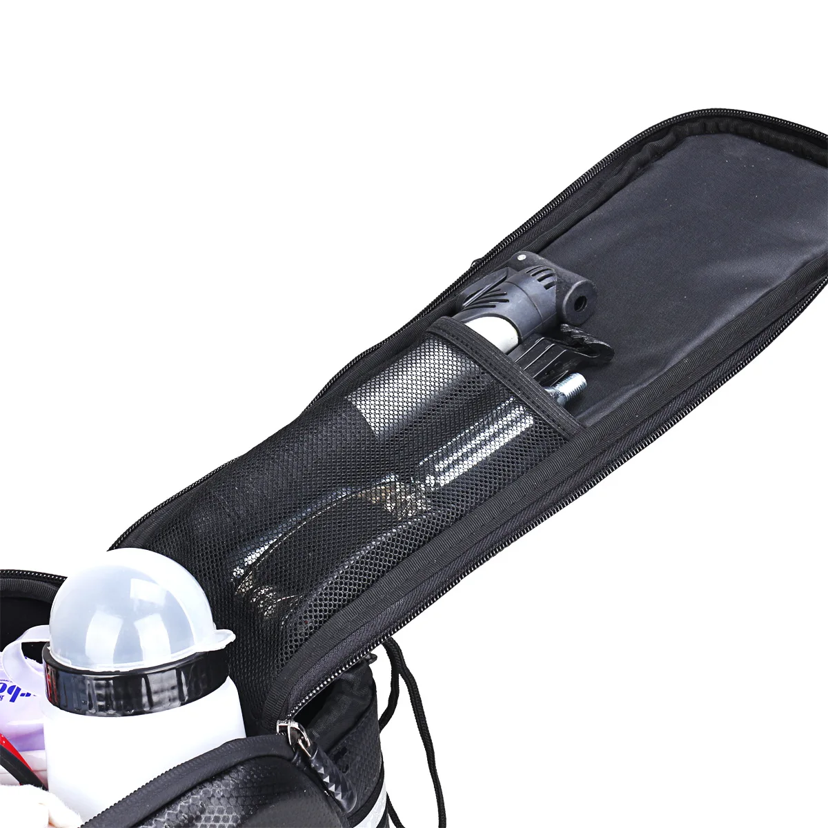 Borsa da sella per bicicletta grande Borsa da trasporto per bicicletta di grande capacità Borse posteriori per coda per bici Borsa a tracolla per bagagliaio da ciclismo impermeabile - immagine 4