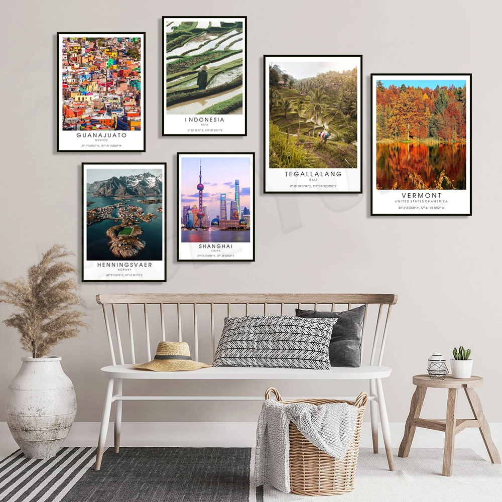 Affiche Voyage New Jersey décoration murale moderne