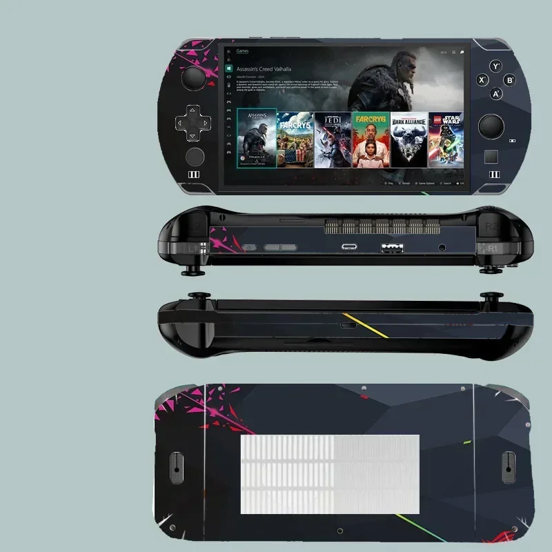 프리컷 1x 상단+1x 후면+측면 스킨 스티커 케이스 커버 보호 필름 2022 2023 2024 GPD Win 4 3