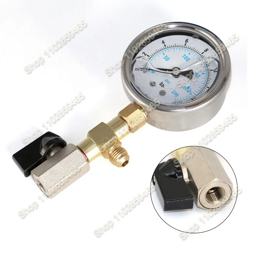 벤츠 BMW 아우디 랜드로버용 자동차 쇼크 업소버 테스트 도구 정확한 압력 게이지 에어 서스펜션 누출 테스터