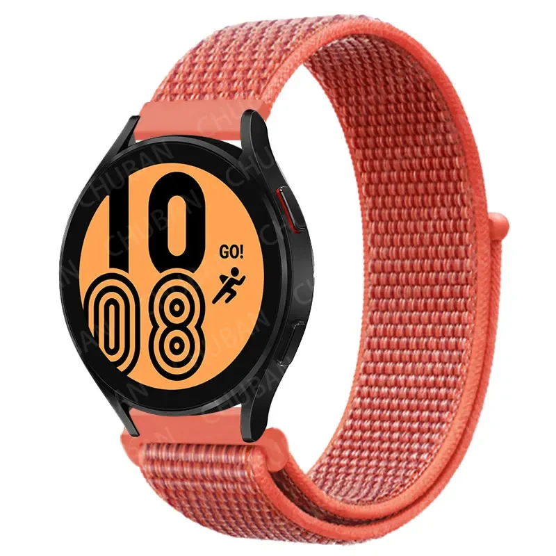Nylon Loop Sport Watch Band Bracelet, 20mm/22mm Adjustable Strap