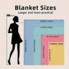 Soft Blanket Throw Furina Luxury Blankets for Decorative Sofa Bed Blankets and Throws Bed Blanket 150cm X 200cm Fluffy Plaid 4