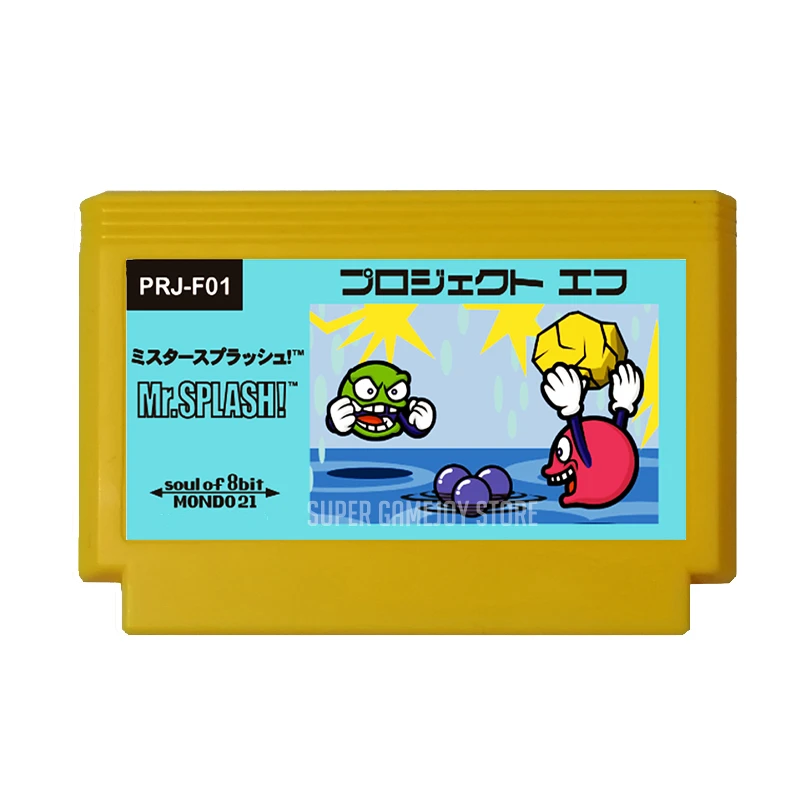 Mrスプラッシュカートリッジ,fcコンソール用8ビットビデオゲームカード 