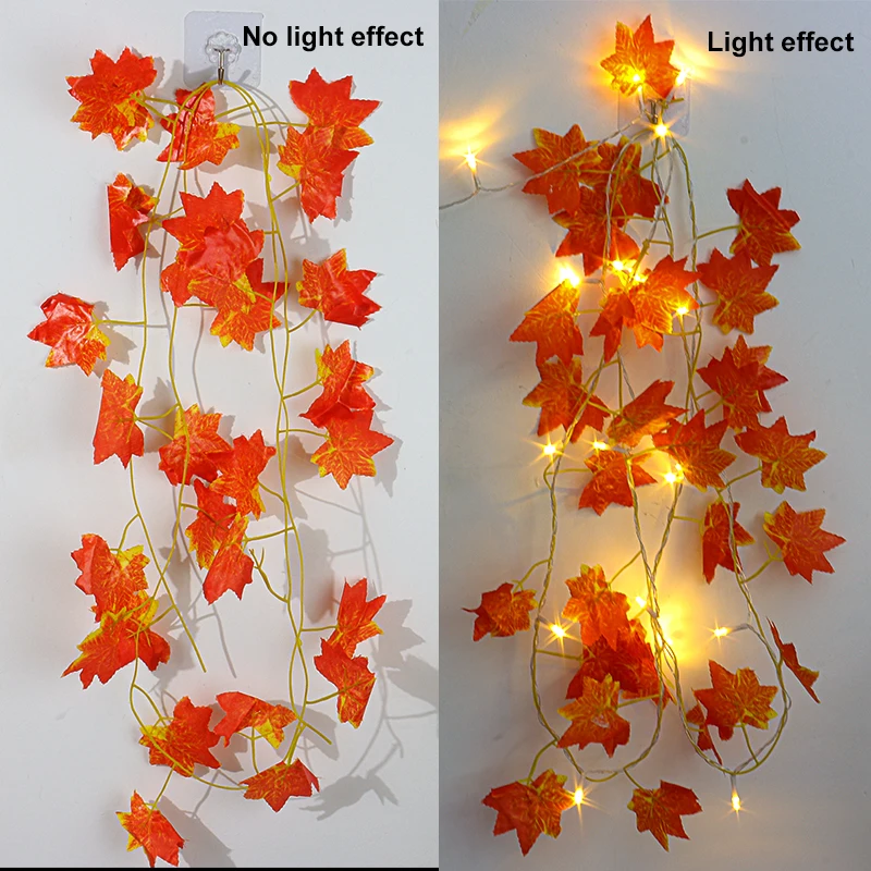 2.9ft Glowing in dark LED Artificial Hanging Plant Vine Home Wall