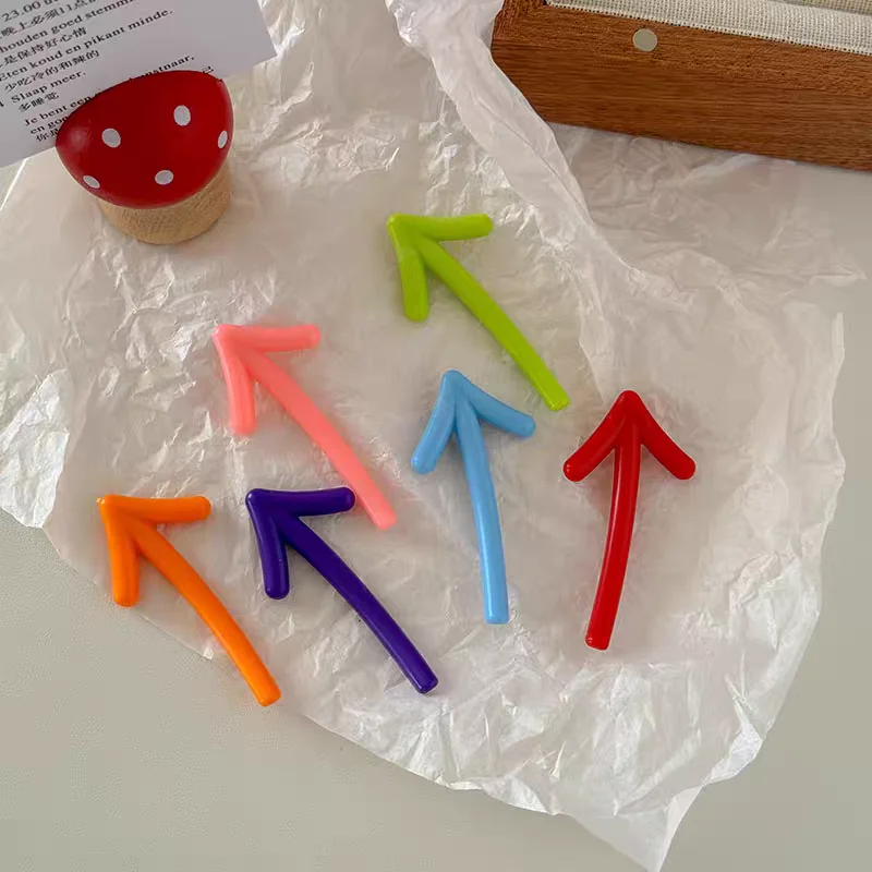 6pcs Personalized and Fun Arrow Balloon Refrigerator Magnets Cute Mark Creative Birthday Magnet Fridge Photo Message Decorative 5