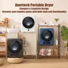 Portable Dryer, 10Lbs Portable Clothes Dryer with 5 Drying Modes, Stainless Steel Tub, 1.5 cu.ft Front Load Mini Dryer Machine 2