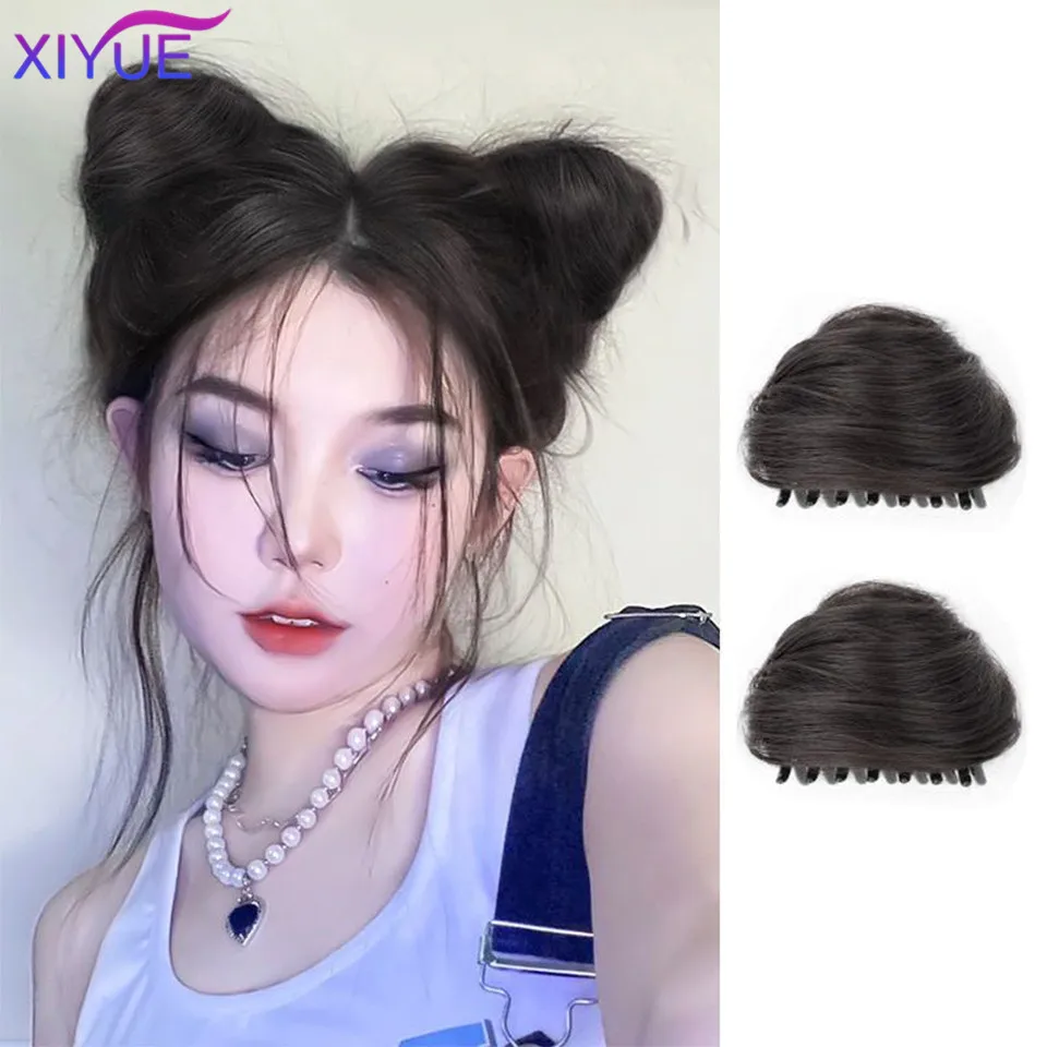 

XIYUE Cat Ear Ball Head Wig Hairpin Cute Spicy Girl Grab Clip Lazy Man Pan Hair Bag Fluffy God Tool Wig Hairpin