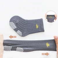 3 Pairs Korean Kids Soft Fashion Cartoon Socks Baby Middle Tube Stockings Long Socks for Infant Toddler Boys Girls Casual Socks 3
