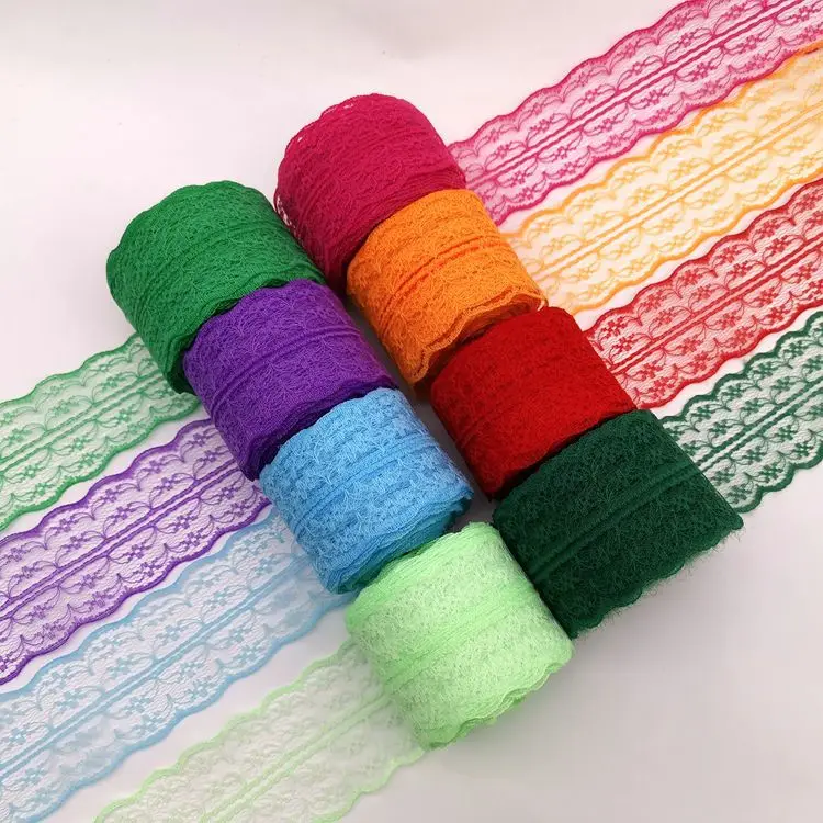 Lace Ribbon 10Meters/Roll 45mm Non-Stretchy Lace Ribbon DIY Handmade Crafts Tape Christmas Halloween Wedding Birthday Party Gift Wrapping
