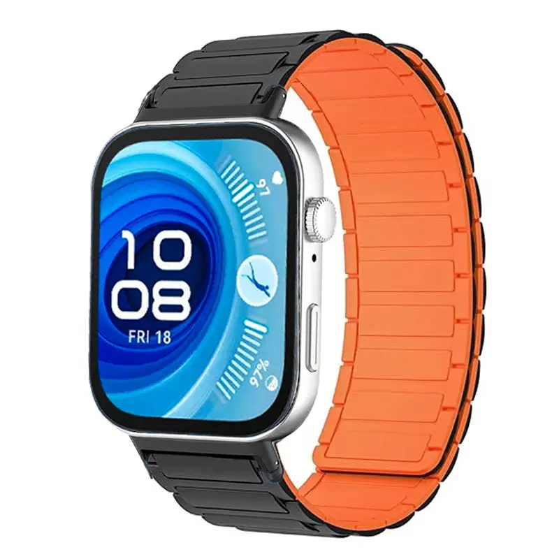 Magnetic Silicone Strap for Smartwatch Bracelet Accessory