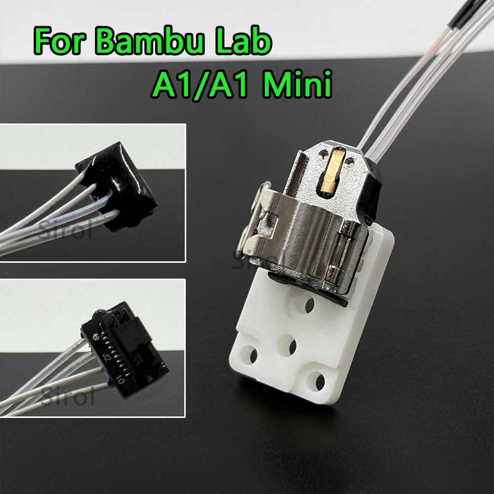 ل Bambu Lab A1 Hotend مجموعة التدفئة السيراميك ترقية زركونيا Bambulab A1 Mini Hotend تصاعد عدة مقاومة درجات الحرارة العالية