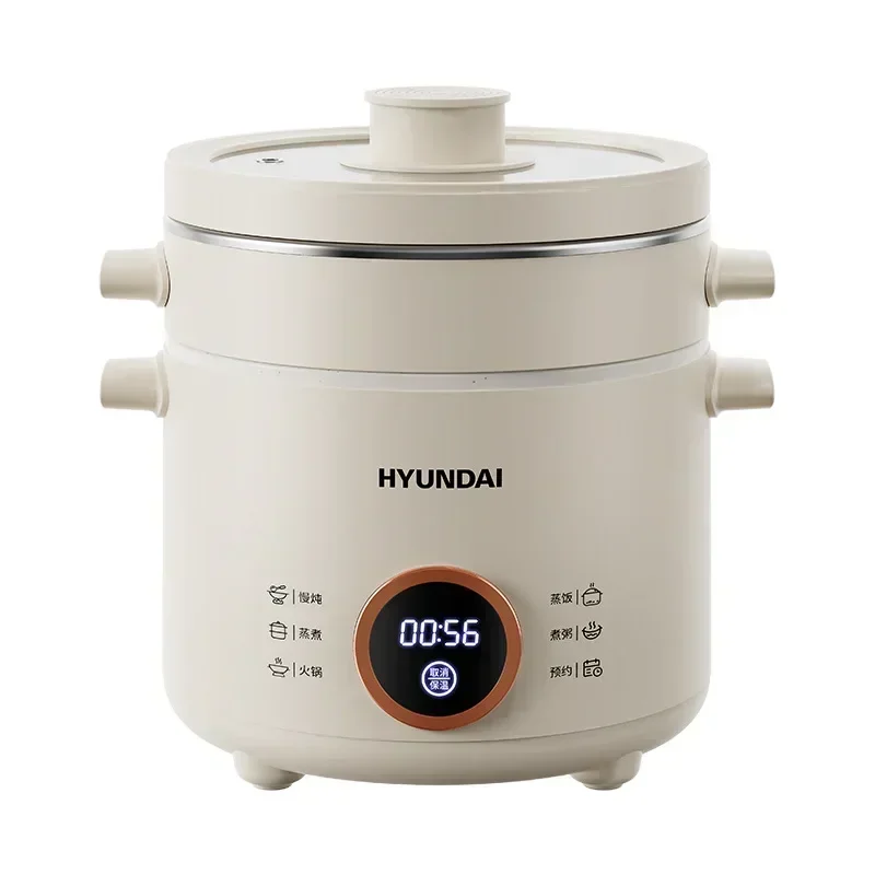 

2L Electric Rice Cooker Cooking Pot Mini Multicooker Lunch Box Rice Cookers Hotpot Non-stick Electric Skillet Food Steamer 220V