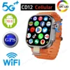 GOLDENSPIKE CD12 Smartwatch Android 10.0 5G LTE Sim Card Rotary Camera 2.26 inch Amoled 490*580 HD Screen 2080Mah Smart Watch 1