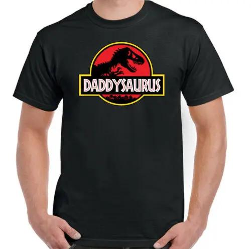 thumbnail image 1 of Camiseta Daddysaurus para hombre, diseño de dinosaurio, regalo divertido para el día del padre, para papá, 1 of 4
