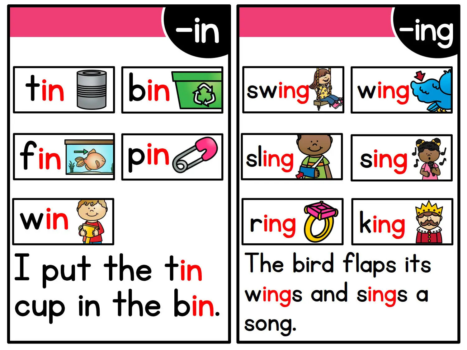 Montessori Phonics Flashcards 3