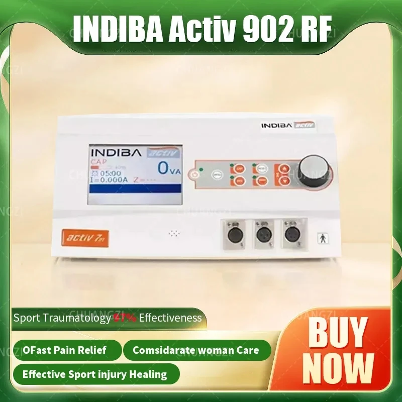 

NEW INDIBA Activ 902 RF Diathermy Face Lift Body Sliming Machine Wrinkle Removal Pain Relief Anti-Cellulite Beauty Equipment