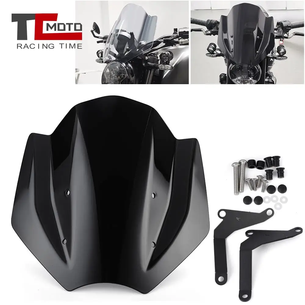 

Windscreen Windshield Deflector Protector Wind Screen For Triumph Trident 660 2021 Trident660 Motorcycle Accessories