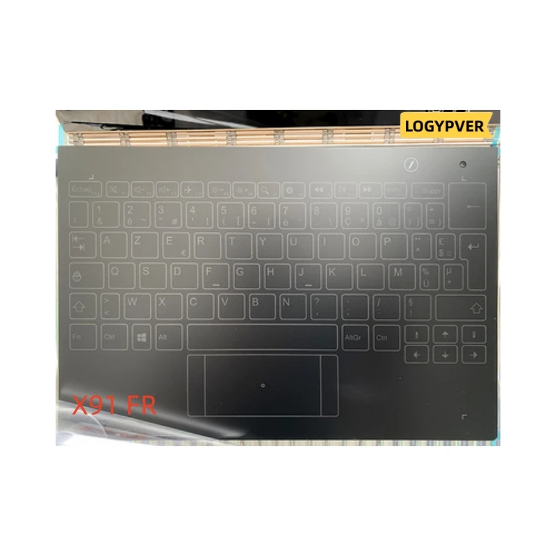 Montagem de Teclado para Lenovo Yoga Book Eua Reino Unido br sp gr fr it X90 Yb1-x90l Yb1-x90f Yb1-x90 X91 X91l X91f - Imagem 6