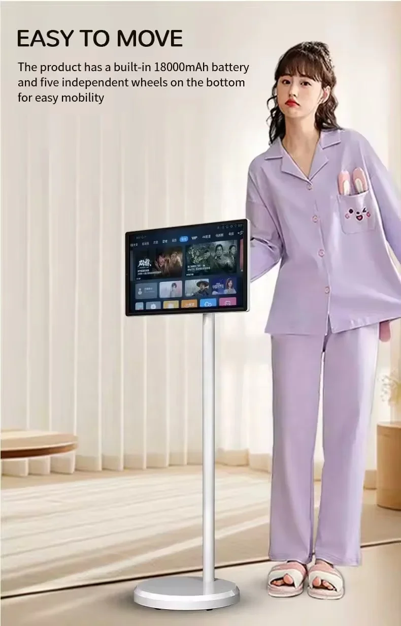 Portable TV for watching movies 21.5 /32 inch standby TV for home best smart screen family
