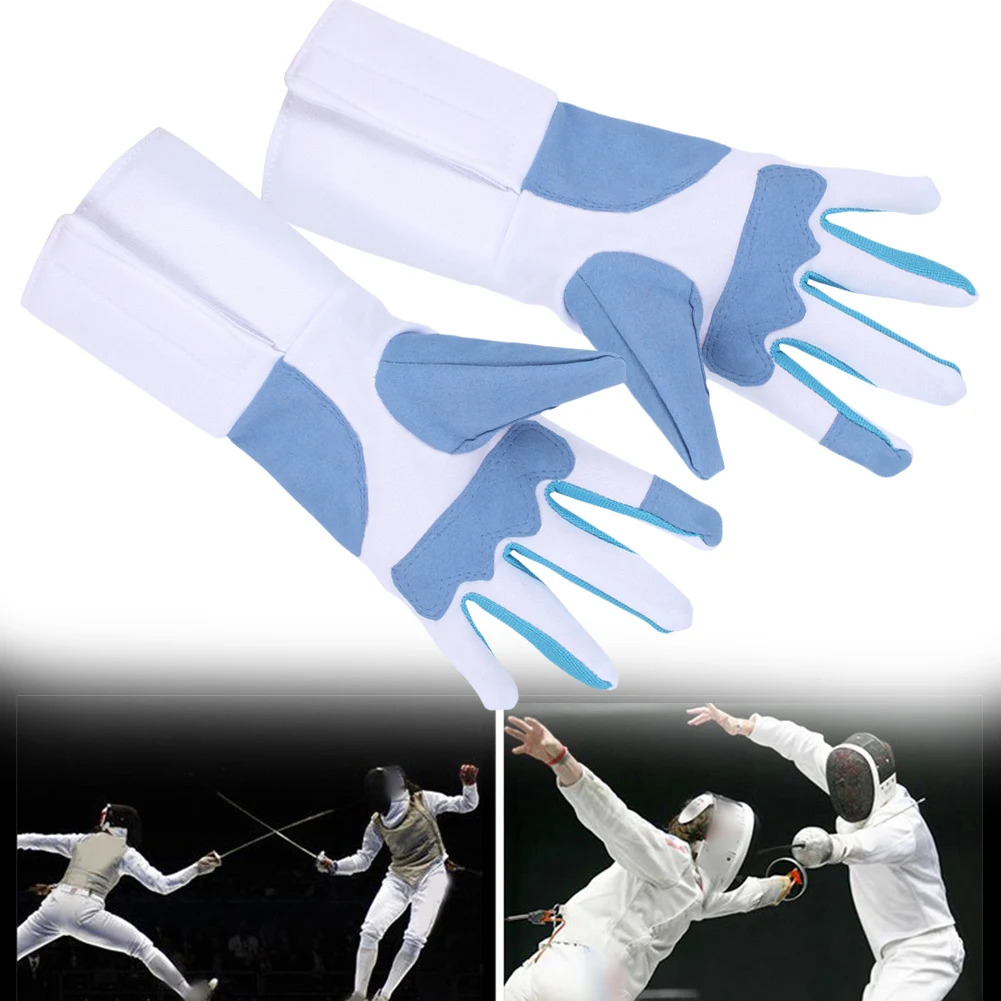 Fencing Training Gloves Adult Children Non-slip Gloves Foil Epee Training Protection Fencing Equipment