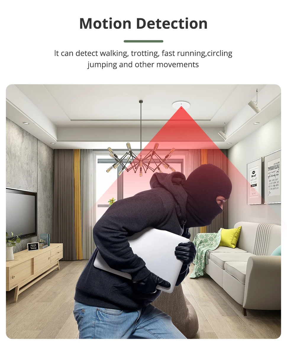 Benexmart Tuya Zigbee MmWave Radar Human Presence Sensor Luminance Distance Dete