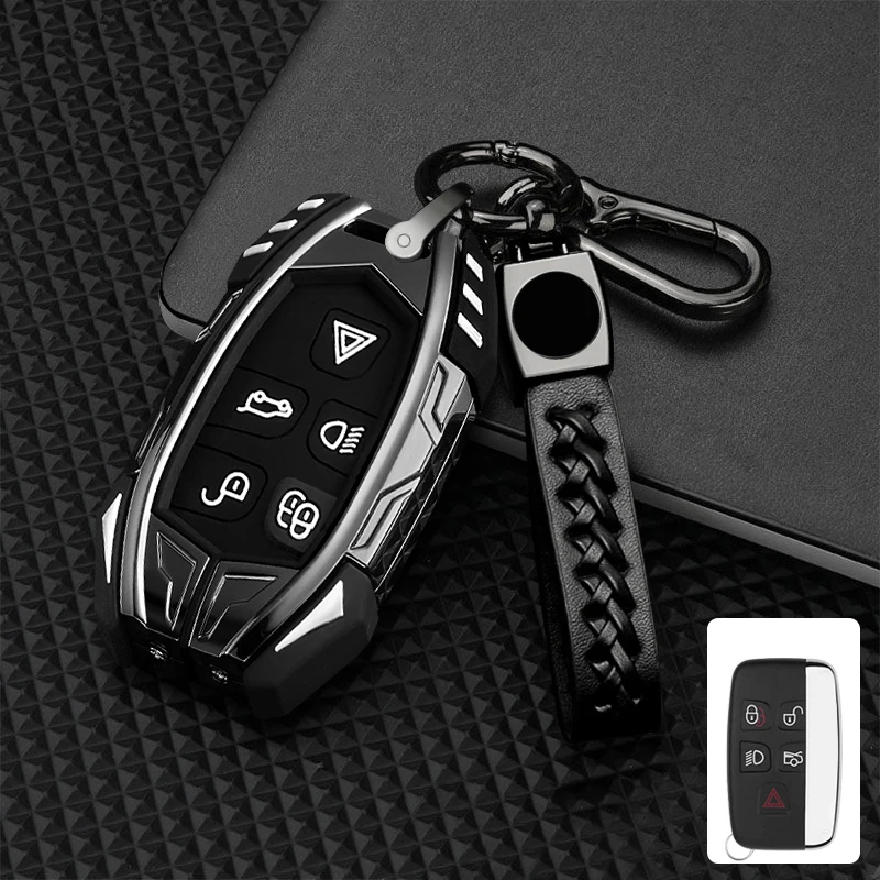 

Zinc Alloy Car Key Case Cover Shell For Land Rover A9 Range Rover Sport Evoque Freelander 2 Jaguar XE XJ XJL XF C-X16 V12 Guitar