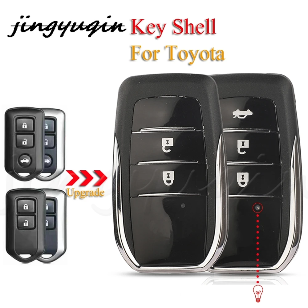 

Обновленный флип-чехол jingyuqin для автомобилей Toyota Camry Highlander Corolla Prado RAV Vios Yaris Modified Toy43