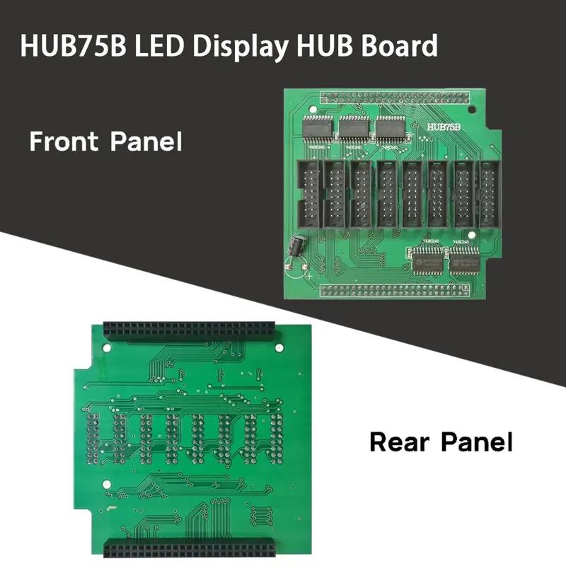 Full color LED screen HUB75B led hub board 1-16 scan led cabinet