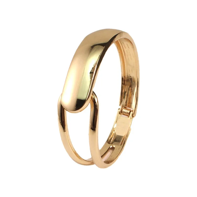 Palace Vintage Zinc Alloy Adjustable Bangles Couples Simple Fashionable Personalized Cuff Bracelet Party Jewelry Gifts 2