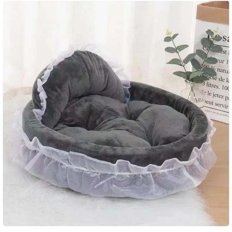 Pet Bed Dog Cat Sofa Detachable Oval Bed Basket pet bed