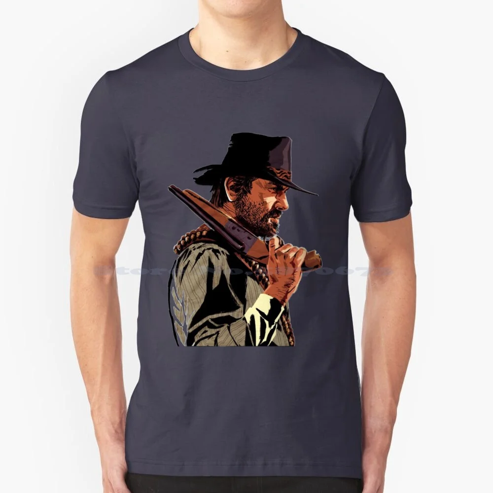T-Shirt Arthur Morgan 100% Cotone Tee Arthur Morgan Rdr2 Redemption 2 Colin Morgan Bradley James Cowboy Mercano Mer0. 2 Merlin Game