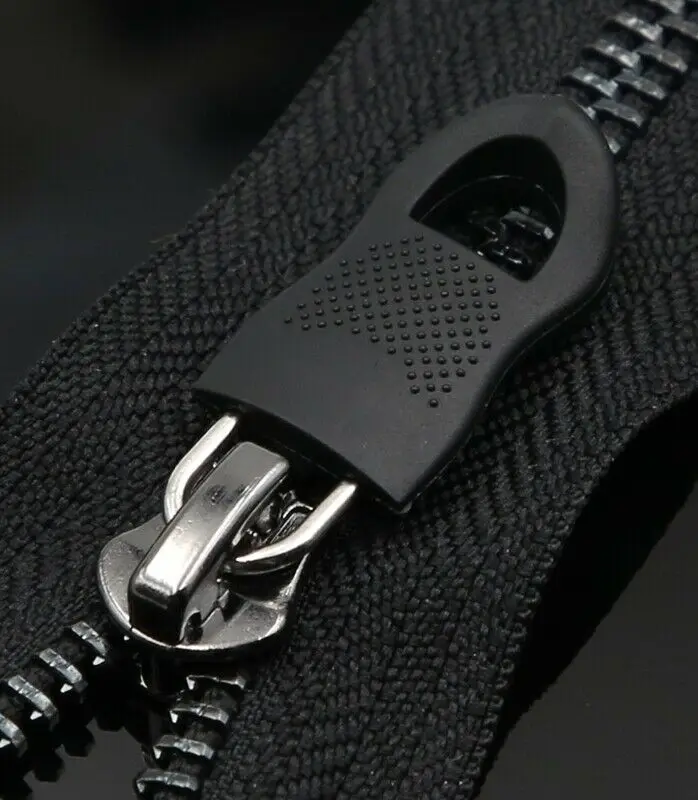 Detachable Metal Zipper Pull Zipper Repair Kit Tags Zip Fixer for Clothes Black Puller Slider for Home Bag Suitcase Cloth
